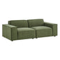 Restore 2-Piece Performance Fabric Upholstered Modular Loveseat by Modway