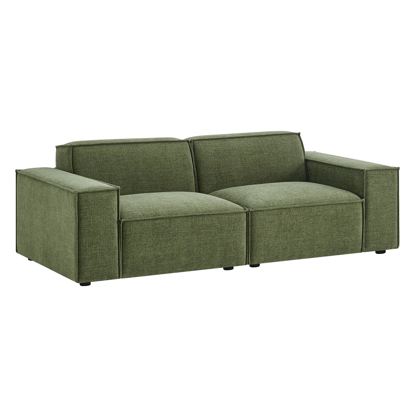 Restore 2-Piece Performance Fabric Upholstered Modular Loveseat by Modway