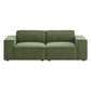 Restore 2-Piece Performance Fabric Upholstered Modular Loveseat by Modway