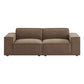 Restore 2-Piece Performance Fabric Upholstered Modular Loveseat by Modway