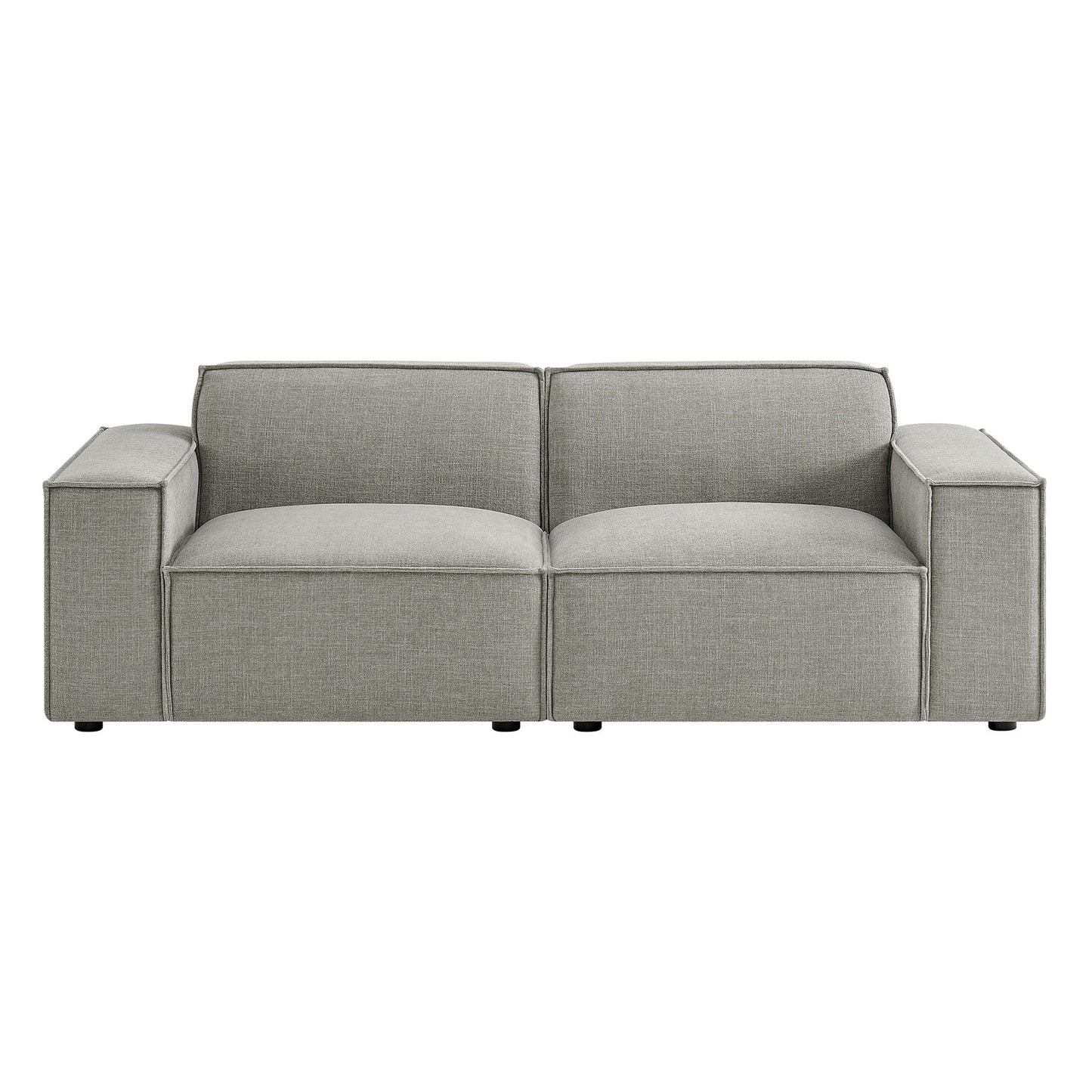 Restore 2-Piece Performance Fabric Upholstered Modular Loveseat by Modway