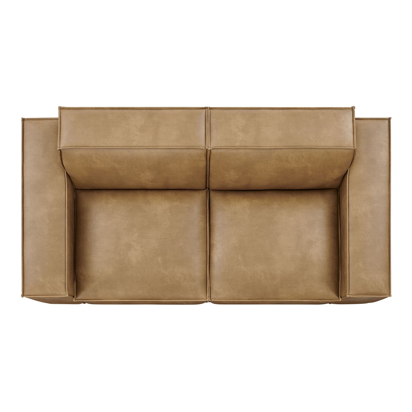Restore 2-Piece Vegan Leather Modular Loveseat by Modway