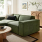 Restore 3-Piece Performance Fabric Upholstered Modular Loveseat with Ottoman by Modway