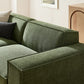 Restore 3-Piece Performance Fabric Upholstered Modular Loveseat with Ottoman by Modway