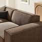 Restore 3-Piece Performance Fabric Upholstered Modular Loveseat with Ottoman by Modway
