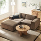 Restore 3-Piece Performance Fabric Upholstered Modular Loveseat with Ottoman by Modway