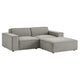 Restore 3-Piece Performance Fabric Upholstered Modular Loveseat with Ottoman by Modway