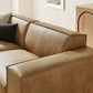 Restore 3-Piece Vegan Leather Modular Loveseat with Ottoman by Modway