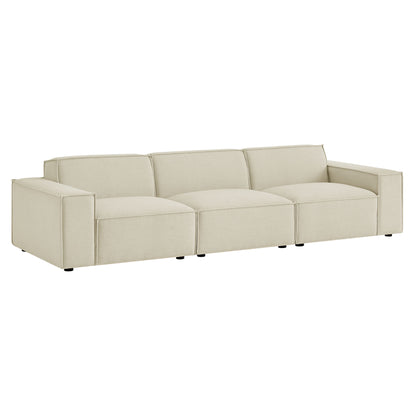 Restore 3-Piece Performance Fabric Upholstered Modular Sofa Set by Modway