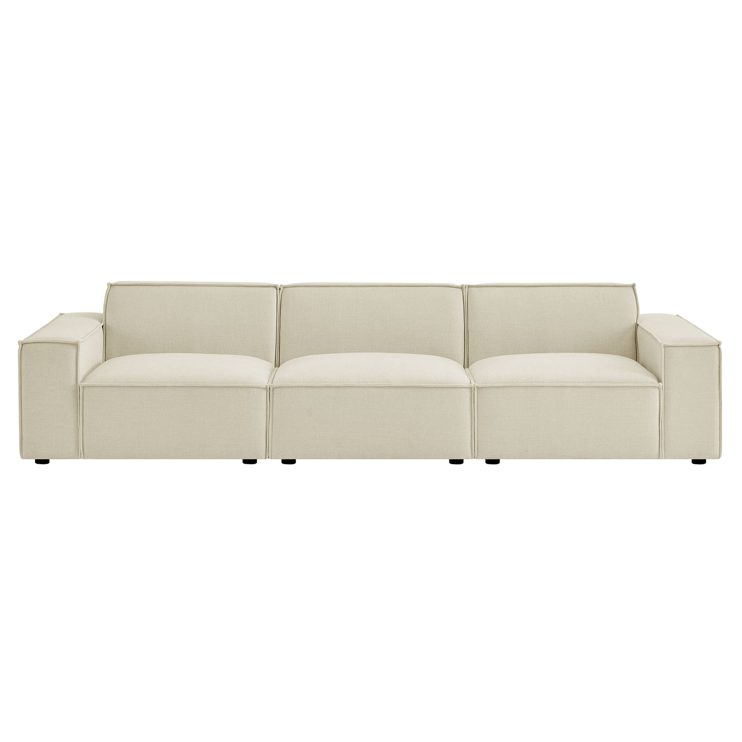 Restore 3-Piece Performance Fabric Upholstered Modular Sofa Set by Modway