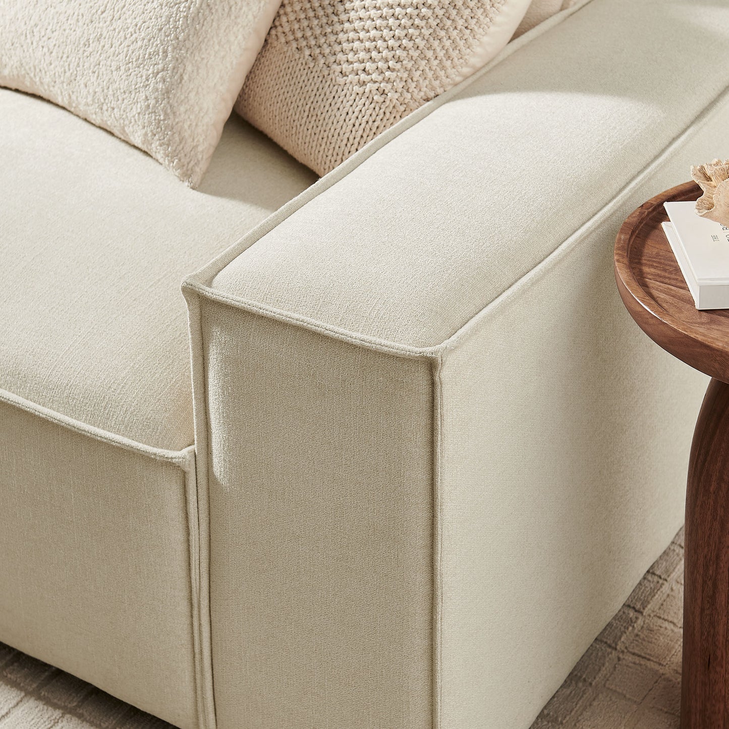 Restore 3-Piece Performance Fabric Upholstered Modular Sofa Set by Modway