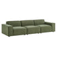 Restore 3-Piece Performance Fabric Upholstered Modular Sofa Set by Modway