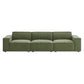 Restore 3-Piece Performance Fabric Upholstered Modular Sofa Set by Modway