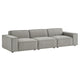 Restore 3-Piece Performance Fabric Upholstered Modular Sofa Set by Modway