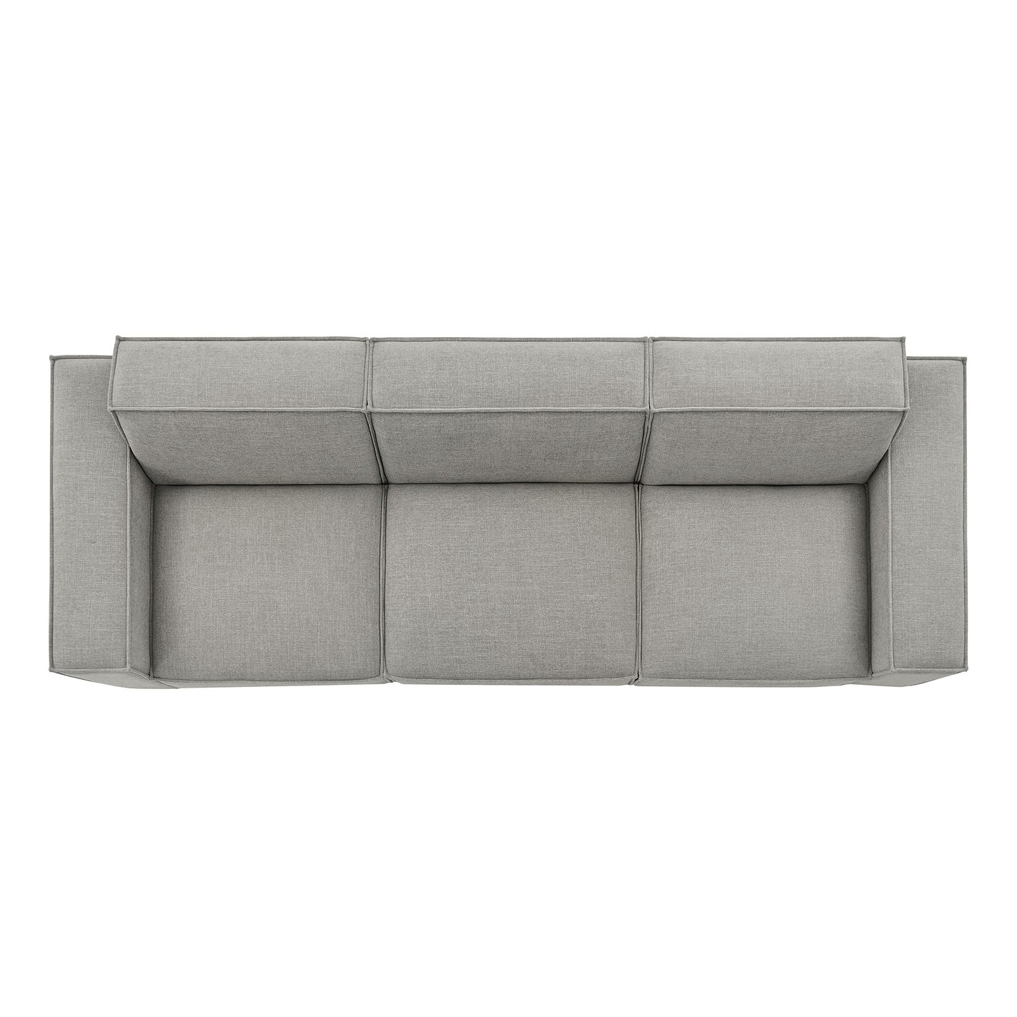 Restore 3-Piece Performance Fabric Upholstered Modular Sofa Set by Modway