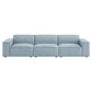 Restore 3-Piece Performance Fabric Upholstered Modular Sofa Set by Modway