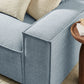 Restore 3-Piece Performance Fabric Upholstered Modular Sofa Set by Modway