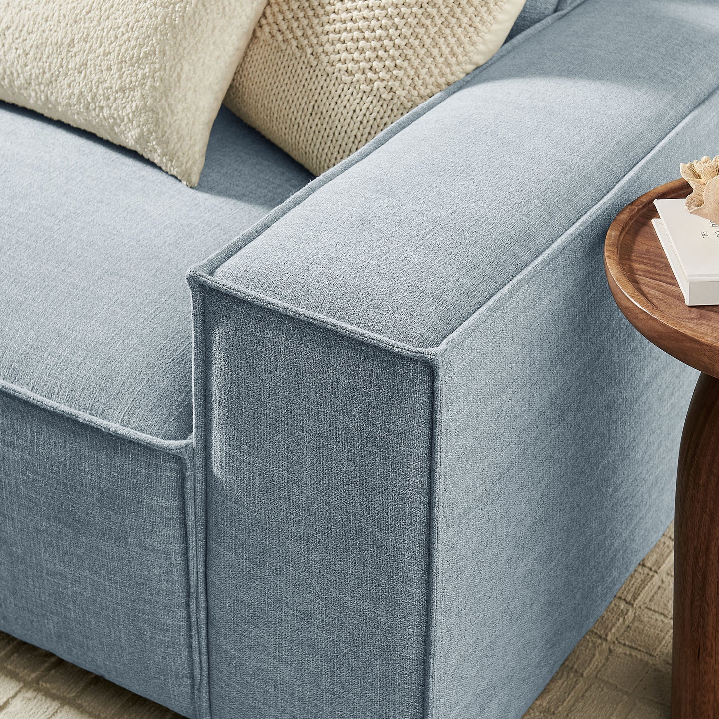 Restore 3-Piece Performance Fabric Upholstered Modular Sofa Set by Modway