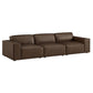 Restore 3-Piece Vegan Leather Modular Sofa Set by Modway
