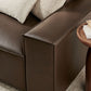 Restore 3-Piece Vegan Leather Modular Sofa Set by Modway