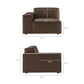 Restore 3-Piece Vegan Leather Modular Sofa Set by Modway