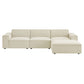 Restore 4-Piece Performance Fabric Upholstered Modular Sofa Set with Ottoman by Modway