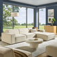 Restore 4-Piece Performance Fabric Upholstered Modular Sofa Set with Ottoman by Modway