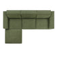 Restore 4-Piece Performance Fabric Upholstered Modular Sofa Set with Ottoman by Modway
