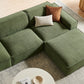 Restore 4-Piece Performance Fabric Upholstered Modular Sofa Set with Ottoman by Modway