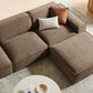 Restore 4-Piece Performance Fabric Upholstered Modular Sofa Set with Ottoman by Modway