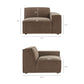 Restore 4-Piece Performance Fabric Upholstered Modular Sofa Set with Ottoman by Modway