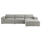Restore 4-Piece Performance Fabric Upholstered Modular Sofa Set with Ottoman by Modway