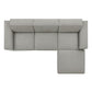 Restore 4-Piece Performance Fabric Upholstered Modular Sofa Set with Ottoman by Modway