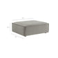 Restore 4-Piece Performance Fabric Upholstered Modular Sofa Set with Ottoman by Modway
