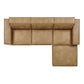 Restore 4-Piece Vegan Leather Modular Sofa Set with Ottoman by Modway