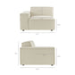 Restore 5-Piece Performance Fabric Upholstered Modular L-Shaped Sofa by Modway