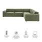 Restore 5-Piece Performance Fabric Upholstered Modular L-Shaped Sofa by Modway