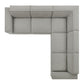 Restore 5-Piece Performance Fabric Upholstered Modular L-Shaped Sofa by Modway