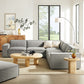 Restore 5-Piece Performance Fabric Upholstered Modular L-Shaped Sofa by Modway