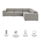 Restore 5-Piece Performance Fabric Upholstered Modular L-Shaped Sofa by Modway