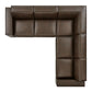 Restore 5-Piece Vegan Leather Modular L-Shaped Sofa by Modway