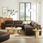 Restore 5-Piece Vegan Leather Modular L-Shaped Sofa by Modway