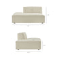 Restore 4-Piece Performance Fabric Upholstered Modular L-Shaped Armless Sectional Sofa by Modway