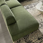 Restore 4-Piece Performance Fabric Upholstered Modular L-Shaped Armless Sectional Sofa by Modway