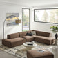 Restore 4-Piece Performance Fabric Upholstered Modular L-Shaped Armless Sectional Sofa by Modway