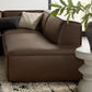 Restore 4-Piece Vegan Leather Modular L-Shaped Armless Sectional Sofa by Modway