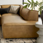 Restore 4-Piece Vegan Leather Modular L-Shaped Armless Sectional Sofa by Modway