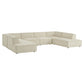 Restore 6-Piece Performance Fabric Upholstered U-Shaped Sectional Sofa by Modway