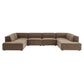 Restore 6-Piece Performance Fabric Upholstered U-Shaped Sectional Sofa by Modway