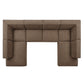 Restore 6-Piece Performance Fabric Upholstered U-Shaped Sectional Sofa by Modway
